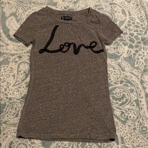 American Eagle “Love” shirt sz small